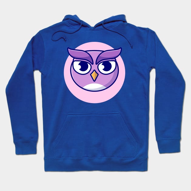 Cute Owl Cartoon Vector Icon Illustration (5) Hoodie by Catalyst Labs